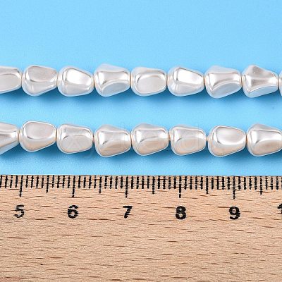 Transparent Spray Painted Glass Beads Strands GLAA-N001-28-1