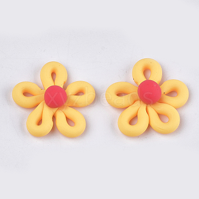 Handmade Polymer Clay Cabochons CLAY-S091-33B-1