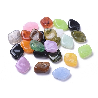 Acrylic Beads X-PGB278Y-1