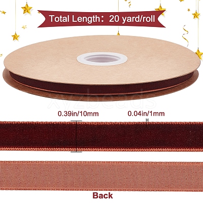 1 Roll Flocking Ribbon SRIB-GF0001-05A-1