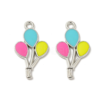 Alloy Enamel Pendants ENAM-B050-10P-1