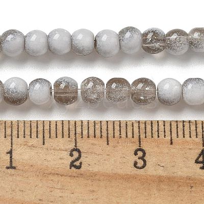 Crackle Glass Beads X1-GLAA-U001-4mm-06-1