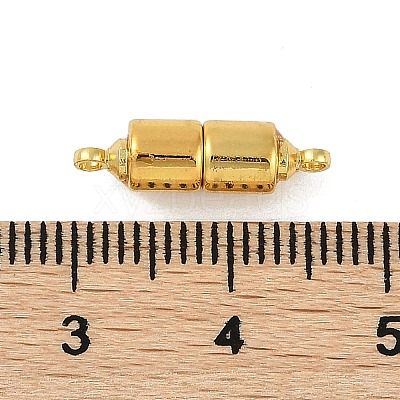 Rack Plating Brass Magnetic Clasps KK-Z070-17G-1