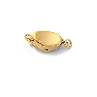 Ion Plating(IP) 304 Stainless Steel Box Clasps STAS-Z066-05G-03-1