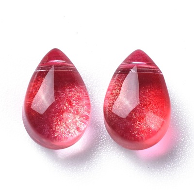 Transparent Glass Charms X-GGLA-M004-05B-1