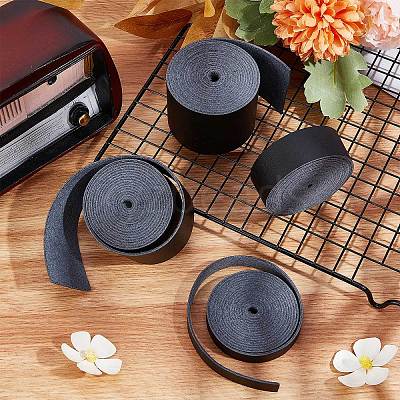 Flat Microfiber Imitation Leather Cord LC-WH0006-07C-01-1