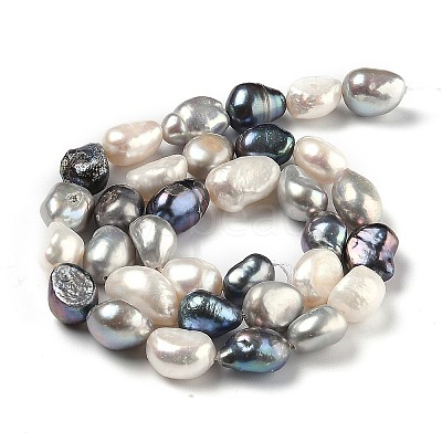 Natural Cultured Freshwater Pearl Beads Strands PEAR-L033-37G-1
