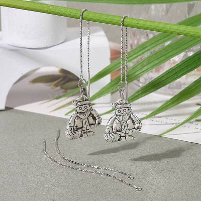 Anti-Tarnish Rhodium Plated 925 Sterling Silver Ear Stud Findings STER-G022-04P-1