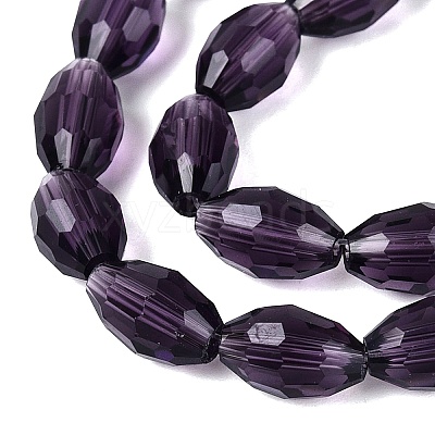 Transparent Glass Beads Strands GLAA-N071-01A-A20-1