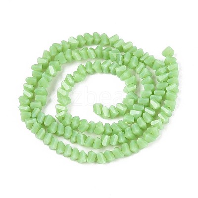 Opaque Glass Beads Strands GLAA-N019-4mm-16-1