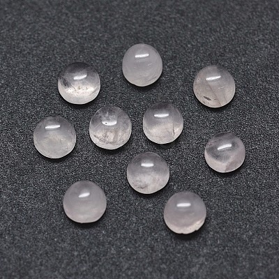 Natural Rose Quartz Cabochons G-O175-23-06-1