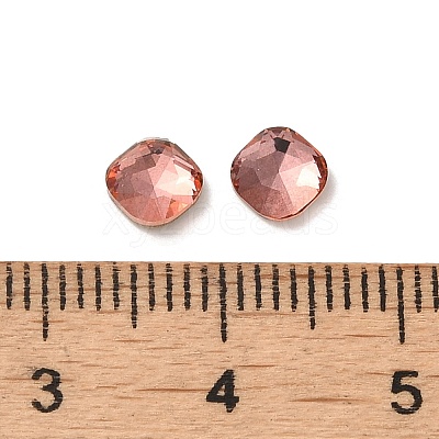 Glass Rhinestone Cabochons RGLA-P037-07A-D262-1