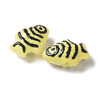 Baking Paint Glass Enamel Beads BLOW-D300-04F-1