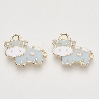 Alloy Enamel Pendants X-ENAM-S119-005C-1
