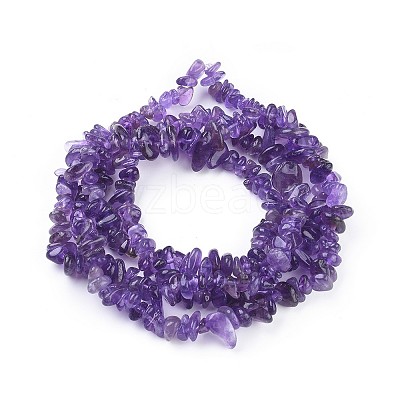 Natural Amethyst Beads Strands F014-1