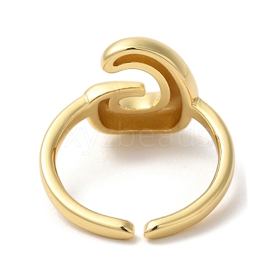 Brass Open Cuff Rings RJEW-U008-06G-G-1