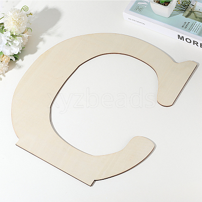 Letter Unfinished MDF Sheets WOOD-WH20012-008C-1