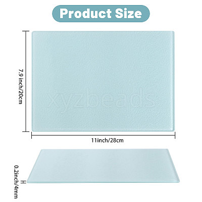 Heat Transfer Tempered Glass Cutting Board AJEW-WH0504-08-1