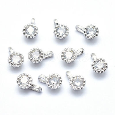Brass Charms ZIRC-J040-31P-02-NR-1