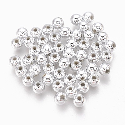 ABS Plastic Beads KY-G007-5mm-S-1