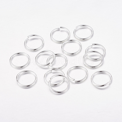 Brass Open Jump Rings JRC10MM-S-1
