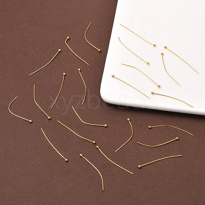 Brass Ball Head Pins X-KK-R020-07G-1