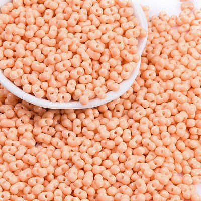 Baking Paint Glass Seed Beads SEED-K010-A14-1