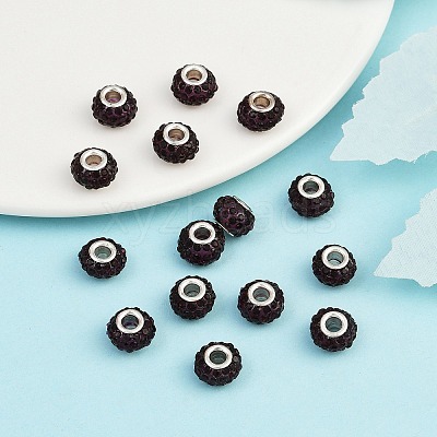 Resin Rhinestone Beads CPDL-H001-10x7mm-3-1