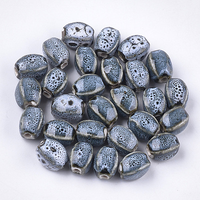 Handmade Porcelain Beads PORC-S498-07P-1