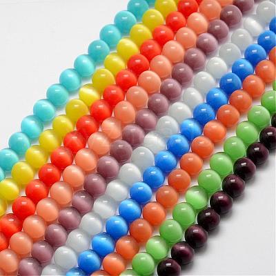 Cat Eye Beads CER6mm-M-1