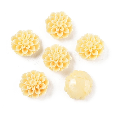 Synthetic Coral 3D Flower Rose Beads CORA-L046-D01-1