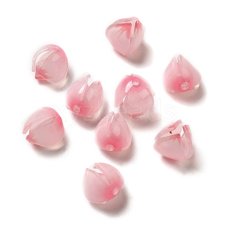 Simulation Lotus Shape Acrylic Beads SACR-C002-32-1