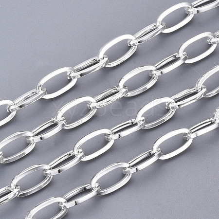 304 Stainless Steel Paperclip Chains CHS-N001-13S-1