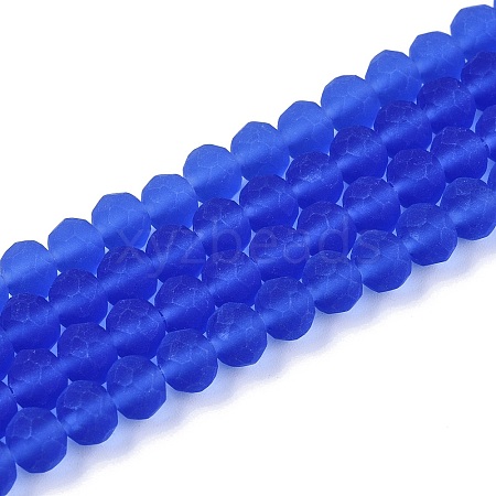 Transparent Glass Beads Strands X-EGLA-A044-T6mm-MD31-1
