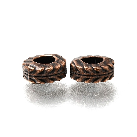 Tibetan Style Alloy European Beads AL-CBA3B63-17R-1