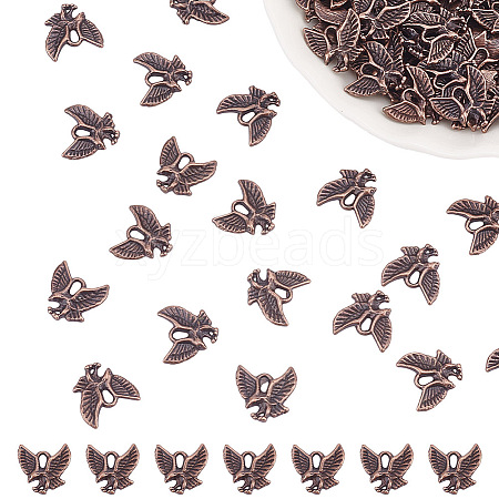 ARRICRAFT 100Pcs Tibetan Style Alloy Pendants TIBEP-AR0001-17R-1