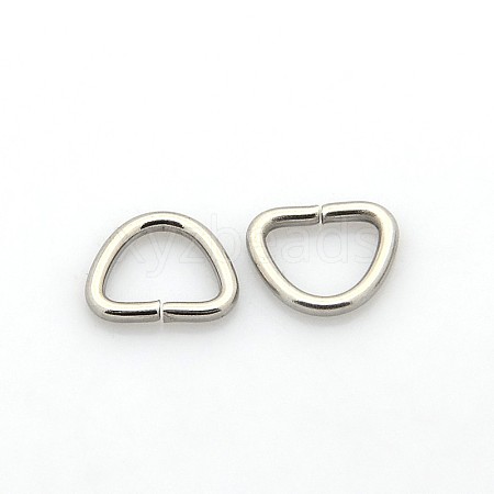 Tarnish Resistant 304 Stainless Steel Triangle Rings STAS-N040-03B-1