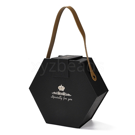 Valentine's Day Hexagon Cardboard Gift Boxes LS-CON-M010-01A-1