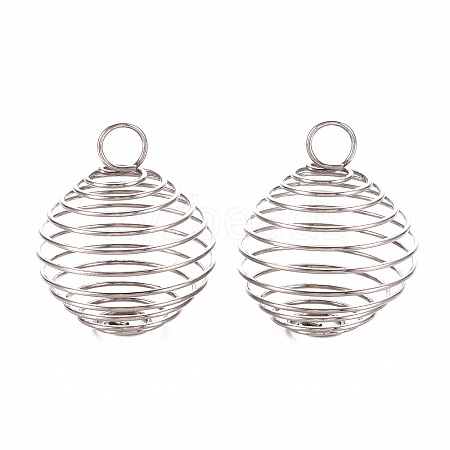 Non-Tarnish 304 Stainless Steel Wire Pendants LS-X-STAS-ZX013-22-20mm-P-1