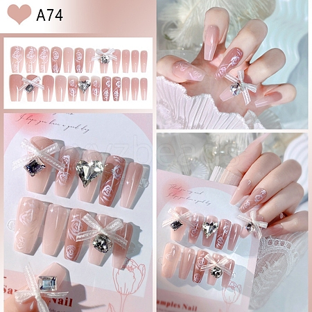 Plastic Nail Art Stickers PW-WGFBF36-02-1