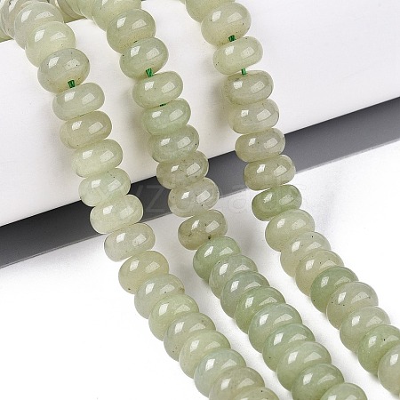 Natural White Jade Beads Strands G-Q613-01F-13-1
