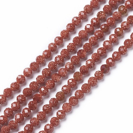 Synthetic Goldstone Beads Strands X-G-L581A-004B-1