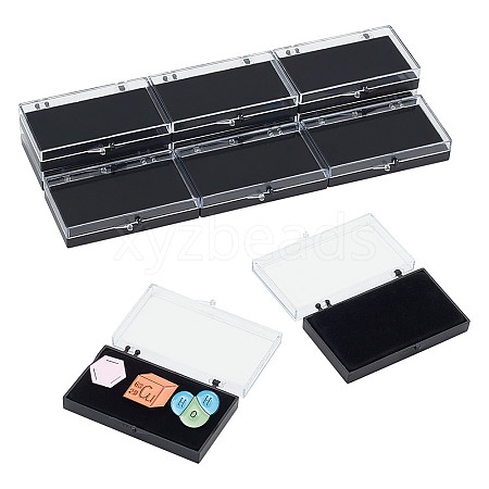 Plastic Box with Flocking Blister CON-WH0106-11A-1