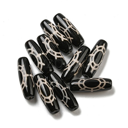 Tibetan Style dZi Beads Strands G-P526-B12-1