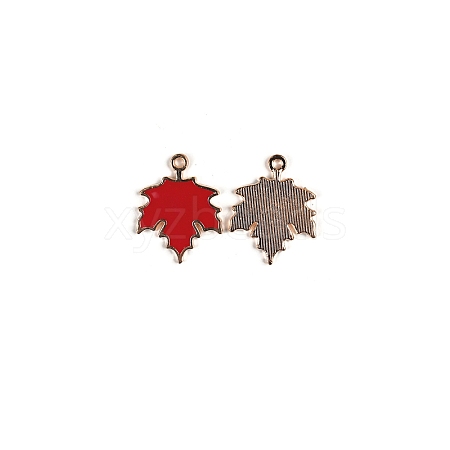 Thanksgiving Theme Alloy Enamel Pendants THXG-PW0001-021A-1