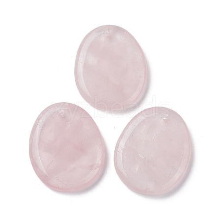 Natural Rose Quartz Pendants G-C110-07E-1