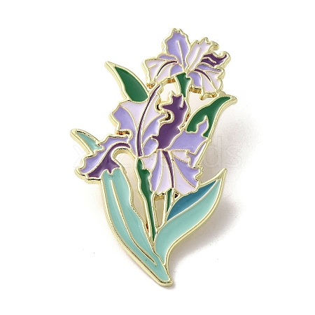 Alloy Brooches JEWB-I032-14G-04-1