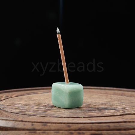 Natural Green Aventurine Incense Burners INBU-PW0001-17C-1