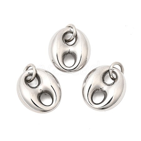304 Stainless Steel Pendants STAS-P441-01P-1