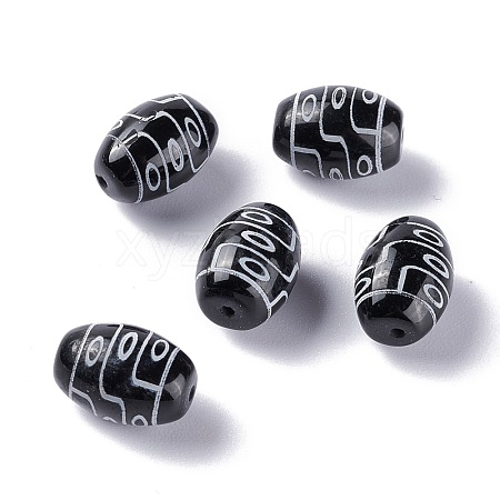 Tibetan Style dZi Beads TDZI-Z001-04-1